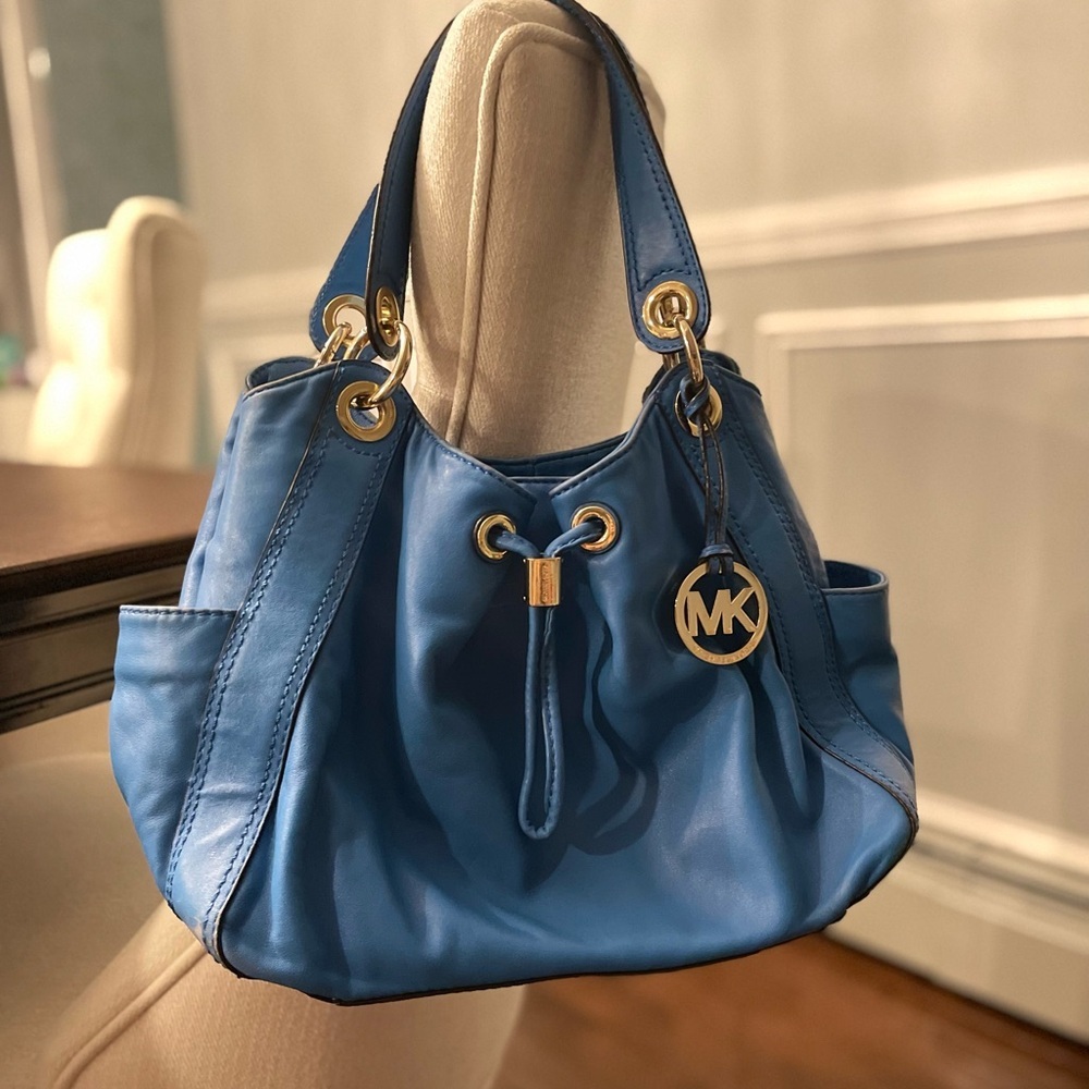 Michael Kors Sky Blue Shoulder Bag